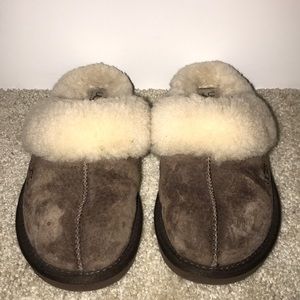 Brown UGG slippers